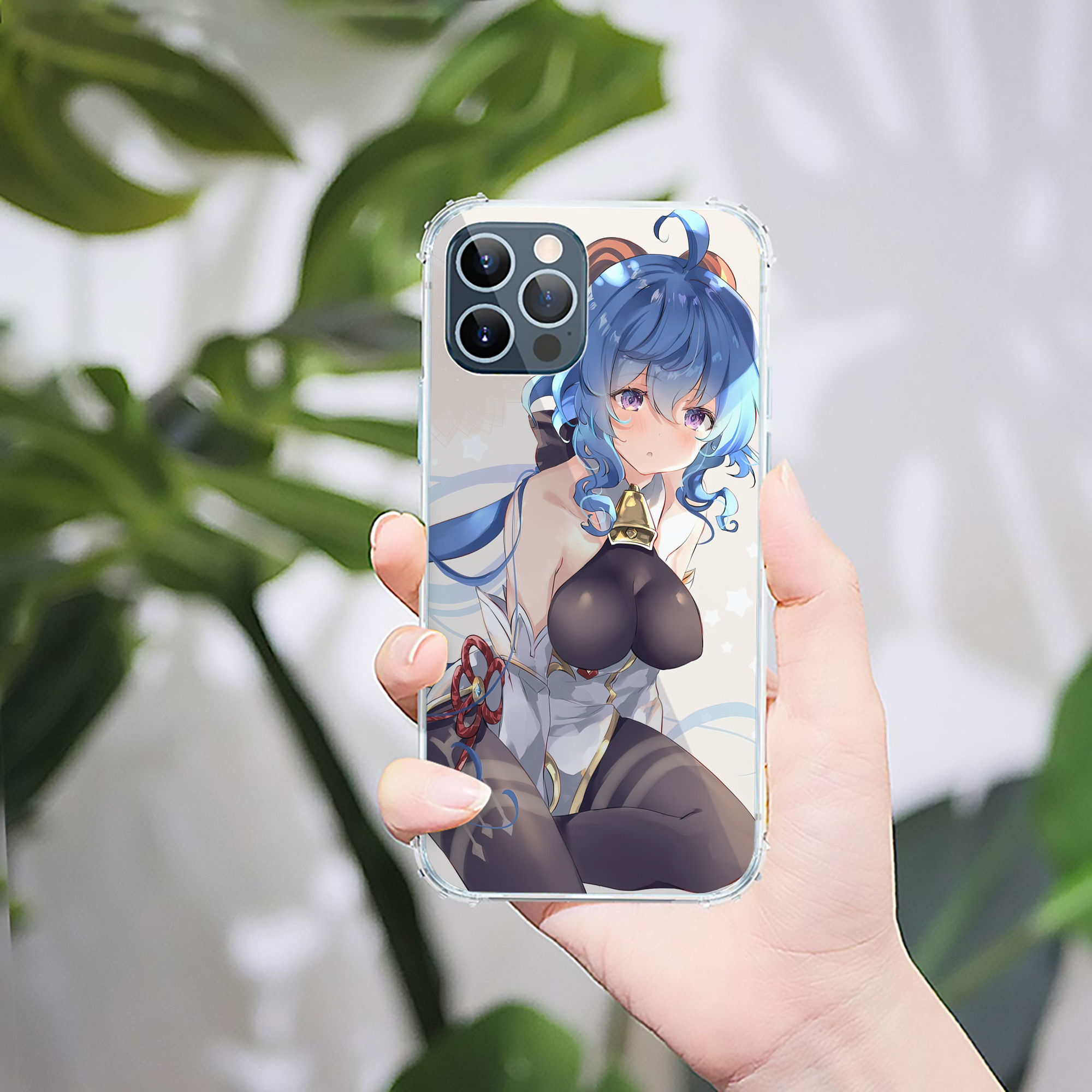 げんし神 genshin 【iPhone 12シリーズ対応】透明スマホケース（クリアソフトケース）